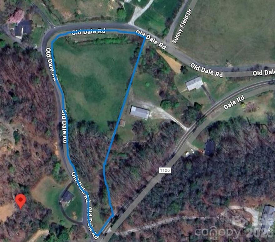 Discover the perfect blend of privacy, convenience, and potential on this exceptional 3.683-acre property. Located just 2.5 miles from local shopping and 4.5 miles from the charm of downtown Spruce Pine, this parcel offers quiet country living without sacrificing accessibility.
This is a rare opportunity to own a significant piece of flat, usable land in a highly desirable area.
Wonderfully flat and easily accessible, a rare find in the mountains.  Land Use: A perfect canvas for your vision. The land features a mix of cleared, pasture-ready areas and mature wooded sections for privacy and natural beauty. The property is already fenced and features extensive road frontage along half of its boundary, offering easy access and multiple possibilities for a driveway or home site. Situated in a very quiet area, yet just minutes from the conveniences of town.
Endless Possibilities
Dream Home Site: Build the custom home you've always wanted, with plenty of room for gardens, a garage, and outdoor living space.
Mini-Farm: Ideal for those dreaming of a small-scale farm. The flat, cleared land is perfect for livestock, horses, or extensive vegetable gardens.
Private Retreat: Create your own secluded sanctuary, surrounded by trees and nature, while still being close to everything.
This combination of flat land, usable acreage, and prime location is seldom available. Don't miss your chance to build your future at 322 Old Dale Road.