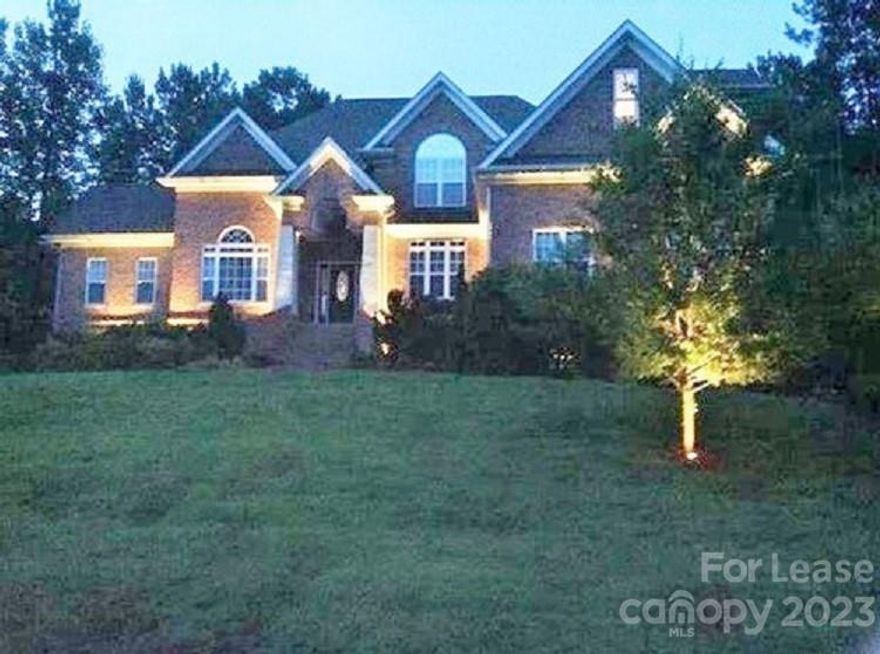 Elegant custom-built home with 4 bedrooms 3 full baths and a 3-car garage. Located in Northington woods in the town of Mooresville. Formal living room or office and a dining room. The 2 Story great room with fireplace. The large Gourmet kitchen with granite countertops, SS appliances, Center Island and breakfast area and tons of windows. Primary Suite on main level, Primary bath with shower and Whirlpool tub. There is a 2nd bedroom on main level too. Upstairs loft and bonus room, along with 2 other bedrooms. Elegant and cozy 3-seasons room with outdoor fireplace. Deck overlooking large private yard with a storage shed. Owner willing to consider Lease to Purchase!