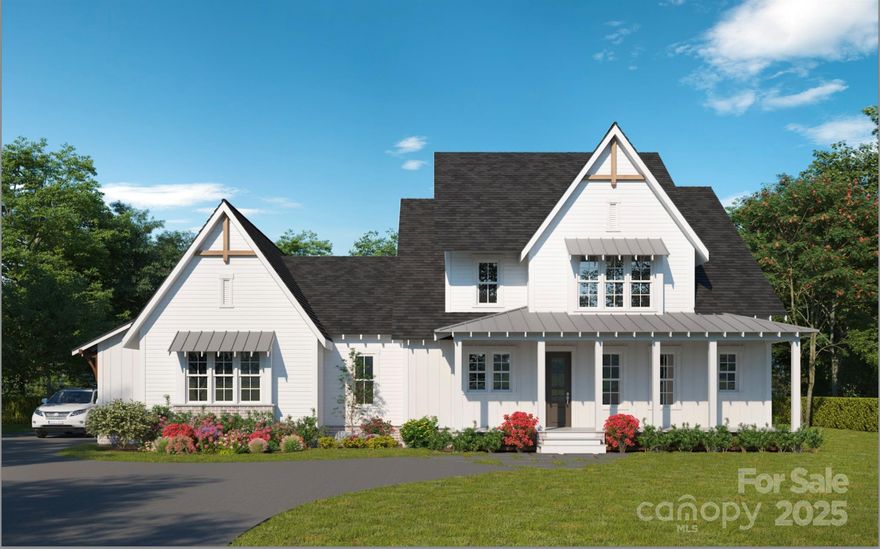 Discover "The Everlong". An English Cottage on Wildlife Lane, a waterfront masterpiece by Vine Homecrafters and Elite Design Group. The 2,535 sq ft haven sits on 1.17 pristine acres with 135+ ft of cove frontage and an existing floating dock.
Embrace lakeside living with 4 bedrooms, 3 and one half bathrooms, and thoughtful design that seamlessly blends indoor comfort with outdoor beauty. The first-floor owner's suite offers convenience, while the chef's kitchen inspires culinary creativity. Additional bedrooms upstairs provide perfect guest or family accommodations, with ample unfinished attic space for future expansion possibilities.
Entertain on the spacious covered porch with panoramic views. The two car garage adds practicality, while the generous backyard offers the perfect canvas to add your dream pool to this stunning retreat.
Located in a gated community with no HOA, "The Everlong" offers the perfect balance of luxury, privacy, and natural beauty.  Your lakefront legacy begins here.