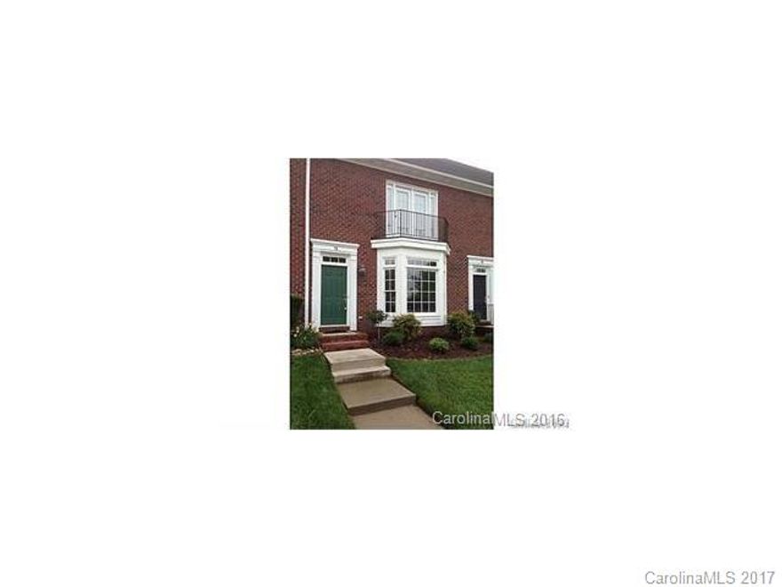 Great townhome in Afton Village! Within walking distance from shopping, dining and entertainment. Close to I-85, Concord Mills and Northeast Medical Center. Large kitchen with ceramic floors and granite countertops. Hardwoods throughout. Gas log fireplace in Great Room. Master bedroom features double door balcony, master bath with whirlpool tub and separate shower.  Schedule your showing today!