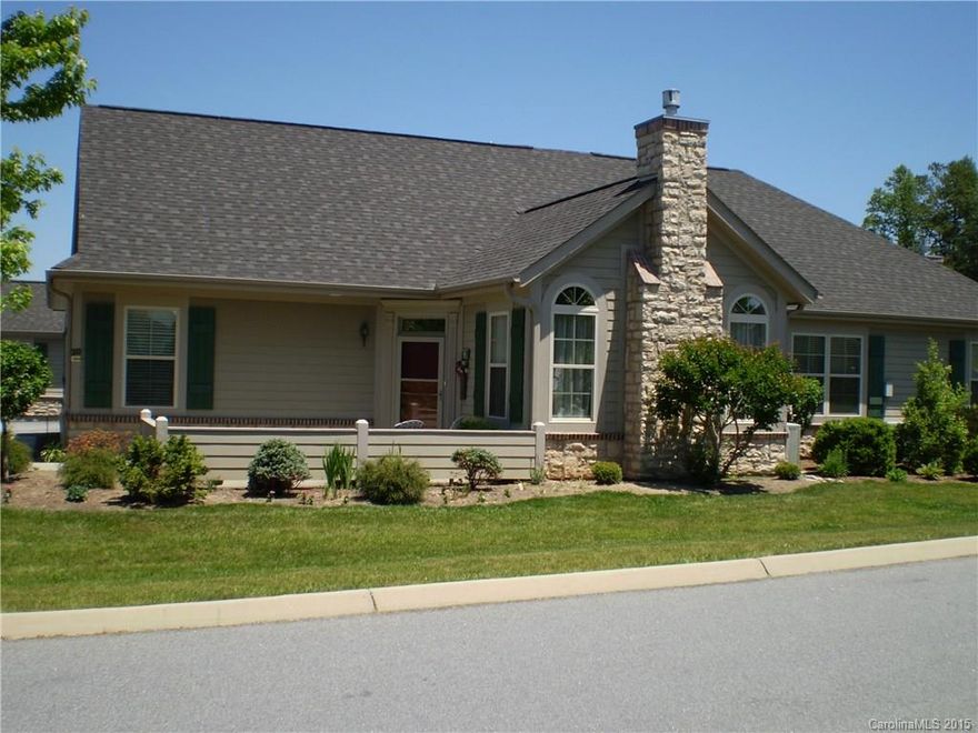 Charming and bright!  Beautifully maintained Chateau model with main level living and bonus guest accommodations upstairs or hobby space. Barrel ceilings in livingroom with fireplace and gas logs. Dining area adjoins living room.  Breakfast bar in kitchen, pantry.  All appliances to remain. Storage room converted to small office.  Master bedroom has walk-in closet and bath. 2nd bedroom main floor has walk-in closet, makes a great den. Clubhouse on site with fitness center, pool.