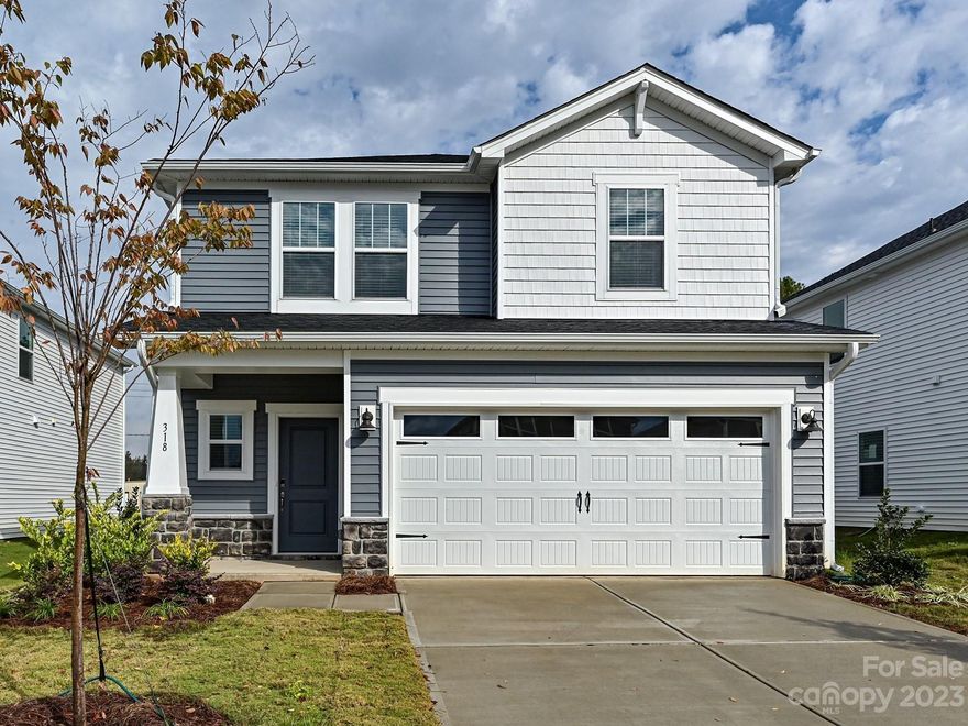 Brand new, energy-efficient home available NOW! Host the next holiday gathering in the open-concept kitchen and living area. Personalize the second-story loft to meet your needs. Linen cabinets, milky white quartz countertops, tan tone EVP flooring with natural ivory carpet in our Divine package. Located in the charming town of York, SC, Monterey Park offers a series of two-story, three- to five-bedroom homes. Conveniently situated near local shopping, dining, parks and greenways in addition to onsite amenities, including walking trails and a playground, there is something for everyone. Easily access Hwy 5 and 49, making morning commutes a breeze.  Each of our homes is built with innovative, energy-efficient features designed to help you enjoy more savings, better health, real comfort and peace of mind.