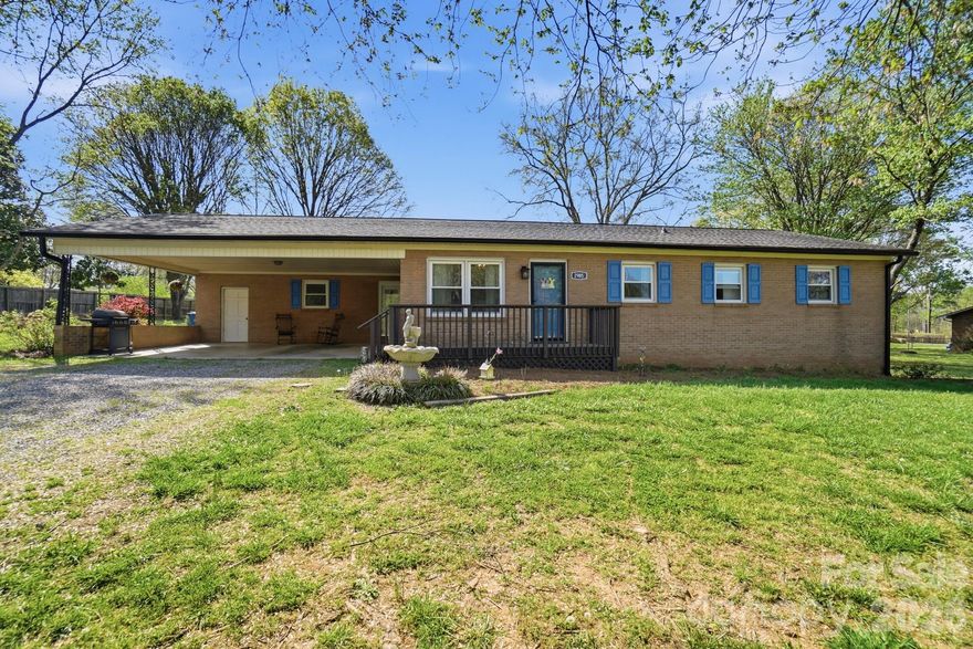 Move-in ready and beautifully updated! This brick ranch on a spacious .85-acre lot in Conover offers comfortable one-level living with fresh paint throughout, an updated kitchen featuring granite countertops, stainless steel appliances, and subway tile backsplash, along with updated bathrooms and newer flooring.

The home features a primary bedroom with private bath, providing a comfortable retreat, along with a functional layout designed for everyday living. Enjoy added charm with a cozy fireplace, inviting front porch, and a laundry room with direct access to the outdoor patio—perfect for relaxing or entertaining.

Outside, you’ll find a 2-car carport and a large private yard with room to spread out or expand. The full basement offers excellent potential for additional living space, storage, or a workshop and includes new sump pump, dehumidifier, and French drain for added peace of mind.

USDA eligible with 100% financing available. No HOA.
