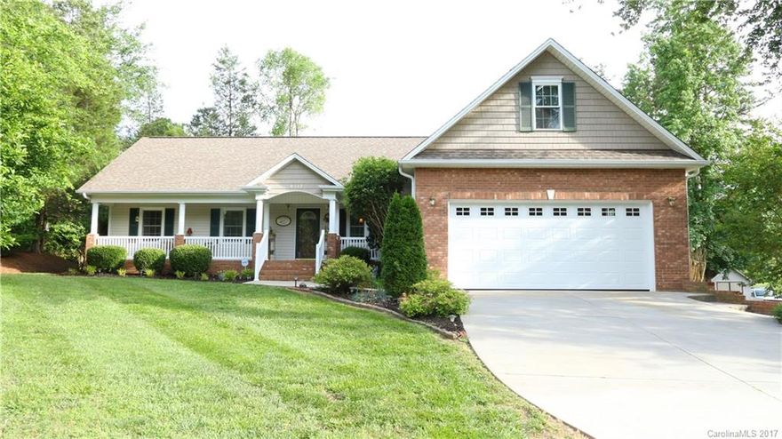 Beautiful 4 Bedroom 3 Full Bath Brick Ranch on 2.46 Acres! Covered Front Porch, All Bedrooms Are On The Main Floor with Large Bonus Room Over Garage! NO HOA's! Beautiful Open Floor Plan, Great Room w/Fireplace, Hardwoods in Kitchen, Dining Room, & Great Room. Large Kitchen w/Ceiling Height Cabinets, Master Bedroom w/Trey Ceiling and Spa Like Bath. Huge Private 2.46 Acre Lot with Partial Fencing. Backyard w/Large Deck & Patio for Outside Entertaining, Beautiful Mature Landscaping & Storage Shed.