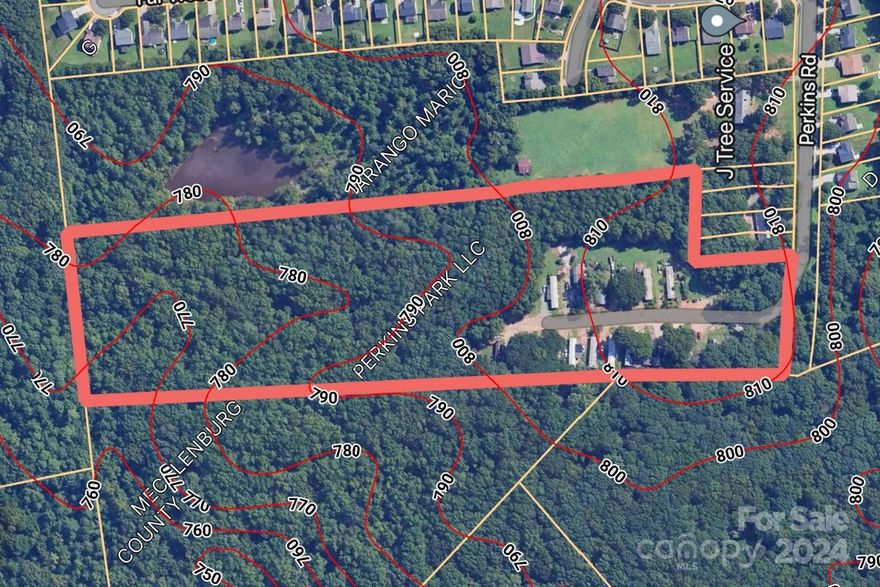 This 10.78 Property is currently being used as a single wide Mobile Home trailer park.  This property is best suited for a small community of single family homes or duplexes. Currently zoned as N1-A, Neighborhood 1-A-N1-A. The N1-A Zoning District allows for the development of residential dwellings on lots of 10,000 square feet or greater. Mobile homes can be removed by owner with acceptable offer.  Mobile homes are not considered to have value in this offering, value is in the land.  Close to Ribbonwalk Nature Preserve, Nevin Park, close to University area, Shopping, fast access to I85 and I77. Great buildable lot.