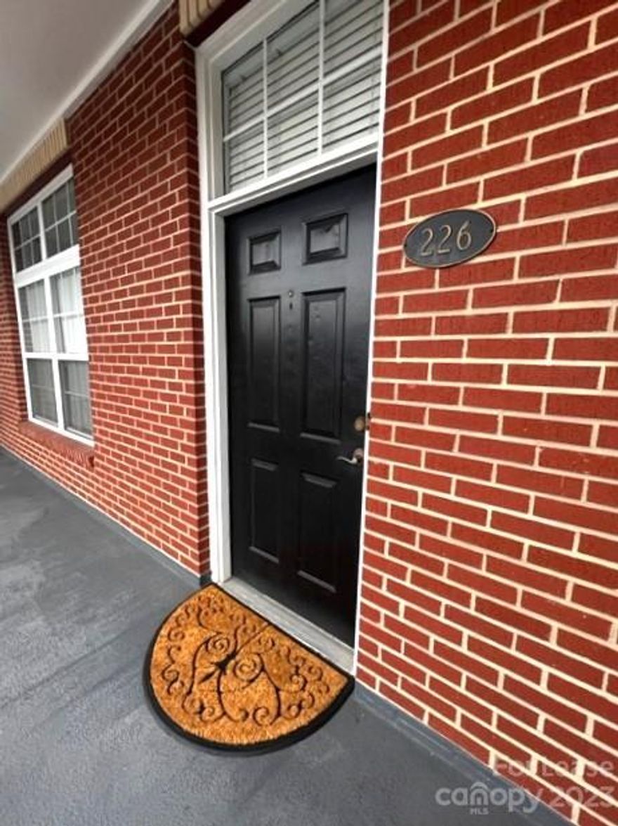 Charming condo near downtown Matthews ready for move in! 2 bedrooms, 2 full baths located walking distance to a huge selection of restaurants and shopping. Enjoy the ambiance from the living room fireplace or relax on the patio.