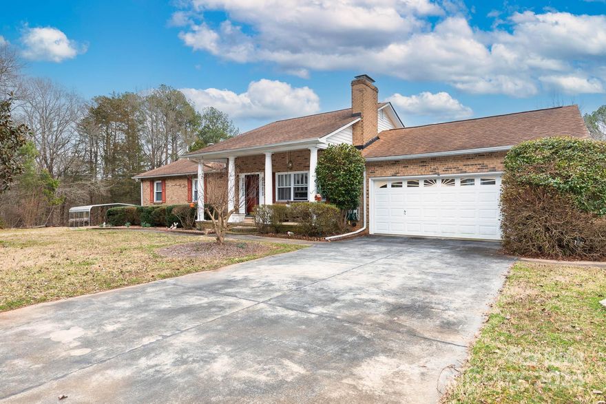 Welcome home to 2099 Leatherwood Ct! I don't know what you will love more, this lovely full brick one story home with a fully finished basement or the gorgeous 4 acres, large swimming pool, 3 stall horse barn, and fenced yard, or the deer family that strolls through the yard every day. With a little facelift, you can make this home your own. The main floor offers a living room with wood burning fireplace, large kitchen with dining area, three bedrooms, and one full bathroom. There is also a large screened porch on the main level as well. Downstairs, which is open to the main floor, you have an oversized living area, large space used as a kitchenette area, a nice size utility/laundry room, and another bedroom with a full bathroom. This level walks out to the pool area and you have shade from the screened porch above. This home is located in the country, but close to modern conveniences! Don't miss out on this rare opportunity!