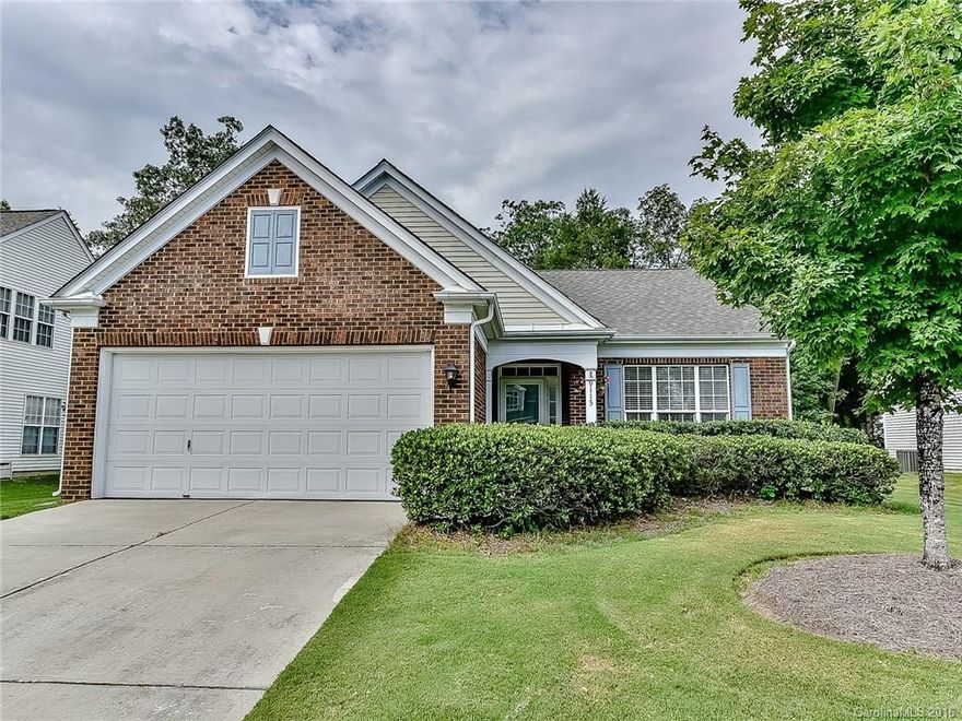 Rare "Chapman" Ranch plan in Adult Active Village of Highland Creek. All exterior landscape included except natural wooded area behind home for great privacy. Screened porch to relax & enjoy nature. Open, sunny floor plan. 3rd bedroom being used as an office (no closet) w/glass doors. Immaculate condition. Neutral paint throughout. New roof and hot water heater. Many amenities to enjoy: Golf course, pools, sports club/fitness center; tennis, parks, walking trails. Close to all interstates.
