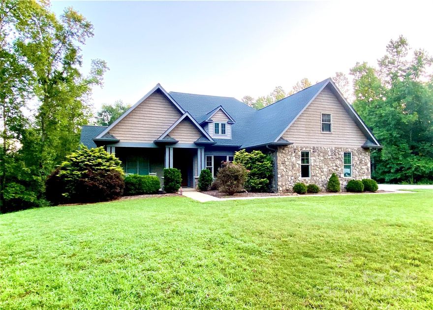 This one-of-a-kind estate features a 1919 grist mill and grist mill dam with water fall that you can hear from the front porch, listed on the Cleveland County Historic Inventory, alongside a custom-built 2545 sq. ft. home on full basement completed in 2015. Bordered by the scenic Grog Creek, this property offers exceptional outdoor experiences for nature enthusiasts, hunters, and history lovers alike. Key Property Features: Historic 1919 Grist Mill: The grist mill, still with stones inside, is a hallmark of the property.The breathtaking waterfall adds both historic charm and serene water views. Stretching across 20 acres, this property provides ample space for recreation, hunting, and more. Its entire southern border is hugged by Grog Creek, fishable stream rich with native species and even large enough for a flat-bottom Jon boat to navigate upstream. There's a thriving ecosystem, with frequent sightings of whitetail deer, wild turkey, black bears, ducks, and various small game.