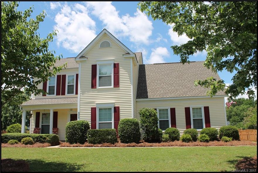 Extremely Well-Kept! Whole House New High-Efficiency Windows in 2016! Arc Shingled Roof and Newer AC Condenser less than 7 years old! Fenced Large Back Yard, Side Load Garage, Beautiful Landscape, Open Floor Plan. Computer Niche in Kitchen. Located on Quiet Double Cul-de-Sac Street in Back of Neighborhood with Minimal Traffic. Just one mile to I-485, Super Convenient to South Charlotte Amenities as well as Shopping and Attractions in Union County.  Highly Sought After Neighborhood. You're Home!!