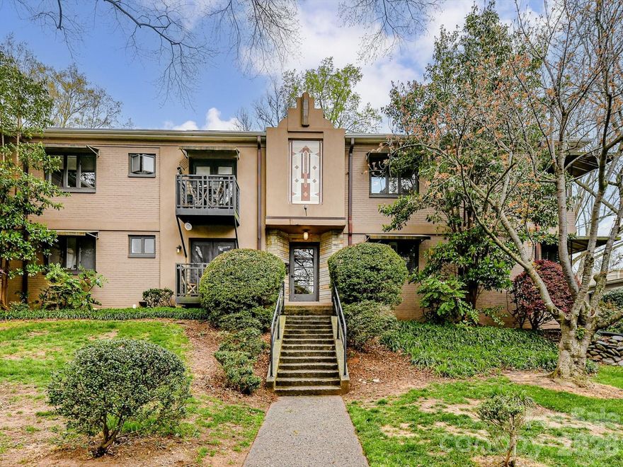 Tucked in the popular Elizabeth neighborhood, this two-bedroom one-bathroom top floor condo has walkability, a light and bright living space and is in a community complete with a pool, fitness center and clubhouse. Unwind on your private balcony or enjoy hosting in the open living area and kitchen, complete with a breakfast bar. This unit includes custom wood shutters, neutral paint and views of mature trees and landscaping. Both bedrooms are of generous size and ample additional storage is offered in the large laundry closet with an in-unit washer and dryer. There is secure, gated parking as well as additional parking for visitors. Located minutes to Uptown, restaurants, shops, and the Greenway, this condo offers convenience and charm!