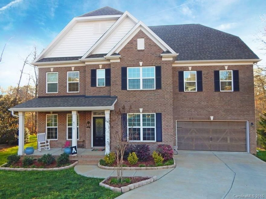 This gorgeous, better than new house has tons of space and offers great indoor and outdoor living.  Open floorplan on main has formal dining & living, bedroom, & office/ study.  Upstairs has open loft area & master with great master bath and walk in closet.  The culdesac lot has a private backyard with deck and screened porch overlooking a creek.  Other features include; hardwoods, granite, stainless appliances, gas stove, French doors,& gas log fireplace.  You will be impressed!