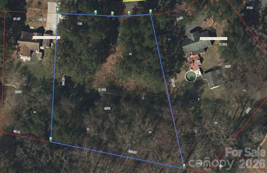Nice shaped lot with access to water and sewer, located in a small rural neighborhood in the quaint town of Oakboro. Lot has overhead utility lines that we are looking to see if they can be moved and put underground.