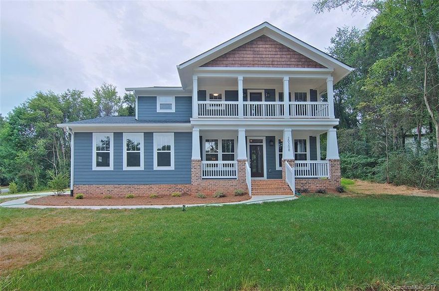 This gorgeous, craftsman, new construction home is set to be complete at the beginning of July!  So many beautiful touches including built-ins, coffered ceilings, board and batten trim and side-entry garage on over a half acre lot!  Enjoy seasonal water views from both front porches, and privacy on the back patio and screened porch.  Neighborhood offers a boat ramp and no HOA guidelines. Small fee associated with ramp use. Great builder incentives for buyer that closes in early July!
