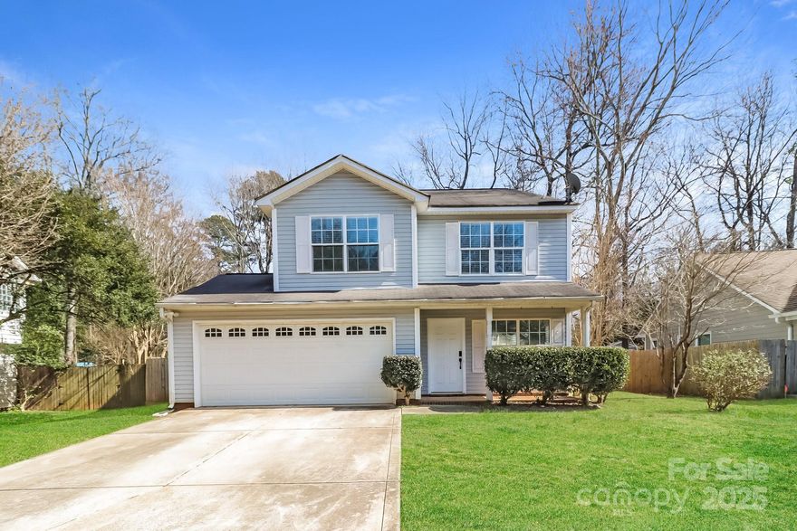 Charm and curb appeal abound for this Charlotte home! Step inside into the well-appointed living room, which is positioned at the front of the home and features a fireplace. As you move through the home you'll find the home's dining room and kitchen, which boasts stainless steel appliances, hard surface countertops, and ample storage. On the upper level you'll find the primary suite and two secondary bedrooms. Enjoy the lenai and private, enclosed backyard all year long! Schedule your showing today and see for yourself, the only thing missing is you.