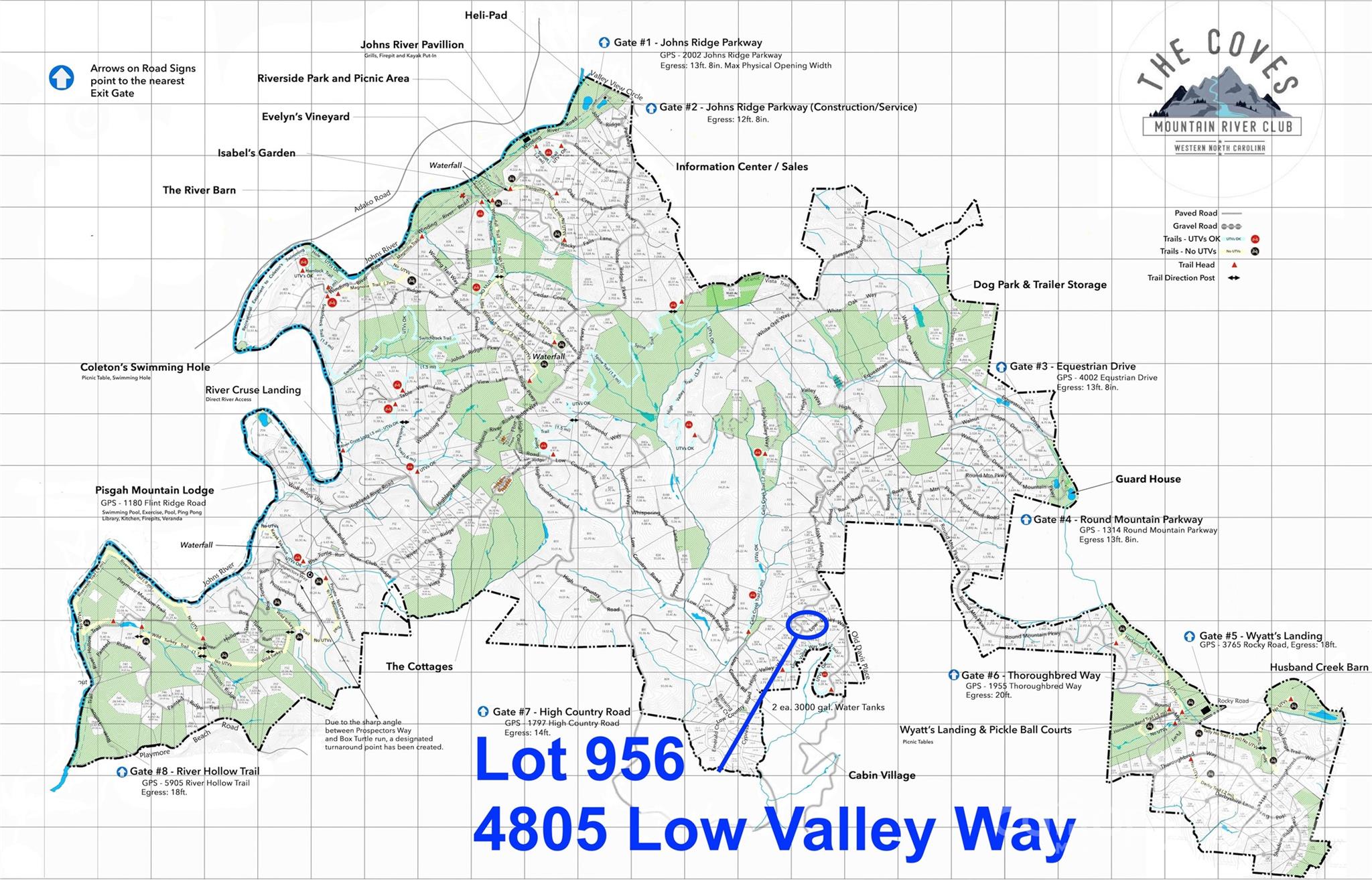 The Coves Mountain River Club - Land