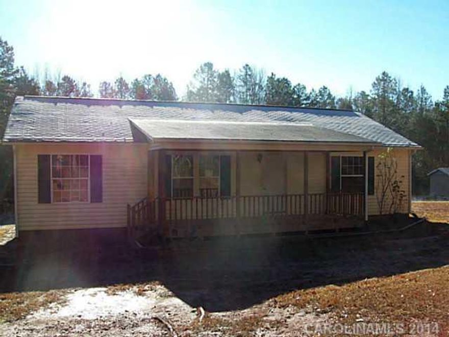 Fresh paint, new vinyl floor, beautiful hardwood floors. 8 +/- acres. Thought to have a Heat Pump. SOLD AS IS / WHERE IS. BANK OWNED. AssociatedDocuments must accompany offer to purchase. Founders FCU will finance it's own properties at a better rate and lower closing costs to qualified buyers. Approx Sq ft is 1344