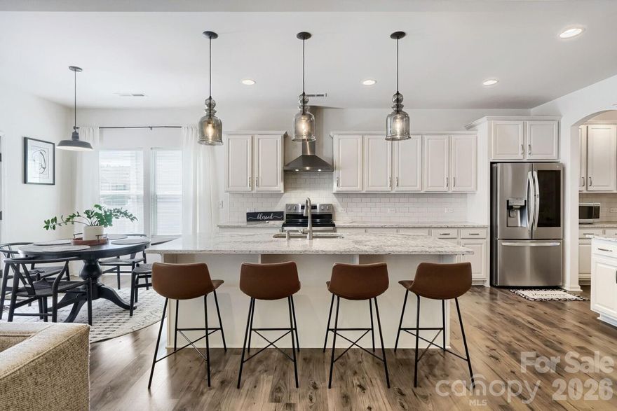 ****** Priced reduction**** Seller will pay $5000 towards closing cost with a full price offer and quick closing.


Welcome home to this beautiful, move-in ready property—nothing to do but unpack and settle in. This home offers an open floor plan with hardwood flooring throughout the main level, butler pantry, and breakfast nook creating a warm and seamless flow.

Conveniently located just minutes from Interstate 85 and CLT Airport, you’re only 20 minutes to Uptown and about 6 minutes to downtown Belmont.

On the main level, you’ll find a spacious bedroom and full bath, along with a dining area that comfortably fits a table for six—perfect for everyday living or hosting. Upstairs features a large primary suite with a walk-in closet, along with three additional bedrooms, three full bathrooms, a sizeable laundry room, and a generous utility closet for extra storage. The loft adds even more flexibility—ideal for a playroom, game room, or home office.

Step outside to enjoy a fenced-in yard, a long driveway that holds up to 4 cars, and extra garage space that can easily accommodate a workout or storage area. This beautiful home awaits its next owner.