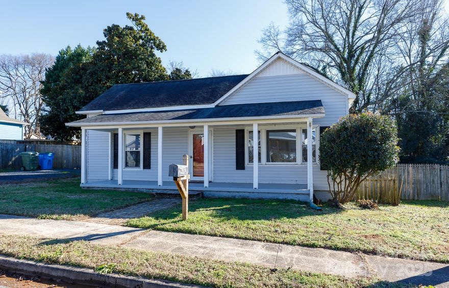 Welcome to this beautifully renovated 3-bedroom, 2-bath home in the highly sought-after Fort Mill School District! The updated kitchen boasts brand-new cabinets, sleek stainless steel appliances (including the refrigerator), stunning quartz countertops, a tile backsplash, and a convenient pantry. Relax and unwind on the large front porch or enjoy the privacy of the fenced backyard, which features a huge storage building and additional storage attached to the house. Situated in a prime location near a park and offering easy access to the interstate, this home combines modern updates with everyday convenience. Don’t miss this gem! Seller offering $5,000 towards buyers closing costs with acceptable offer!