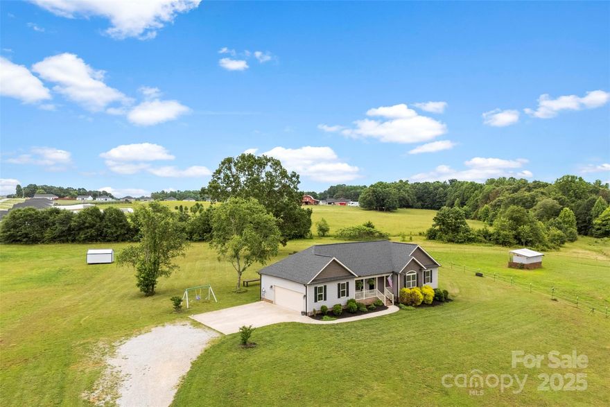 Discover peaceful country living at 262 Grassy Pond Creek Road in Gaffney, SC! This freshly painted home sits on a spacious lot and offers the perfect setup for horse lovers or hobby farmers with two electric-fenced pastures and a convenient 10x20 run-in shelter. A long driveway adds privacy and curb appeal, while 80 Green Giant trees have been thoughtfully planted by the current owners to create a natural privacy screen as they mature.

Enjoy the tranquility of rural life without sacrificing convenience—approximately 1 hour from Charlotte, NC, and just 50 minutes to Greenville, SC, making commuting or day trips a breeze. Whether you're looking to settle down or simply escape the hustle and bustle, this property is a must-see!