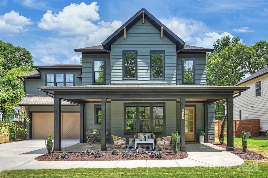 Experience the Alenky difference and custom construction in Villa Heights. As you step onto the blue stone porch, you will begin to notice the differences. Entry leads past the stairwell, flooded with light by 2-story bank of windows. Kitchen features beautiful cabinetry & 66" Fridge/Freezer. Includes 48' JennAir dual fuel range, and custom-designed hood rounds out the Chef Kitchen. Scullery includes additional fridge and 2nd dishwasher. The living room features cast stone fireplace and 14' glass door leading to a massive blue stone porch with a fireplace. Expansive fenced-in the backyard. Dining room, includes a Bar area with beverage fridge.  The primary suite will not disappoint w His and Her custom-designed closets and soaking tub. Connects to the Laundry room for ease of use. 3 generous bedrooms, 2 connected w Jack and Jill bath and other bedroom features ensuite bath. Well-appointed laundry room rounds out the second floor. Guest room/office on 1st floor features ensuite bathroom