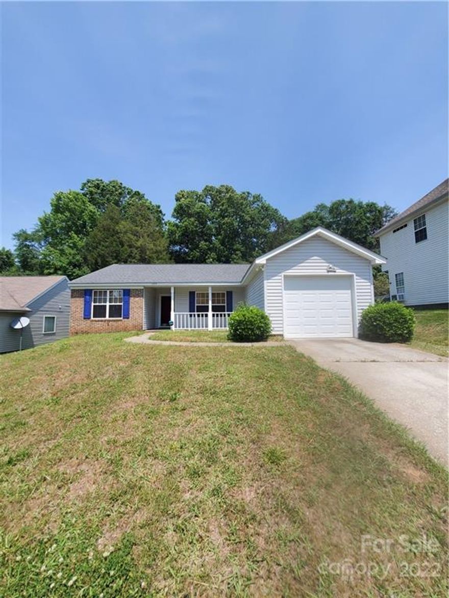 Come see this delightful 3 bedroom, 2 bath home. The Living area boast character with an inviting fireplace and mantel along with open space for creative furniture arrangements.