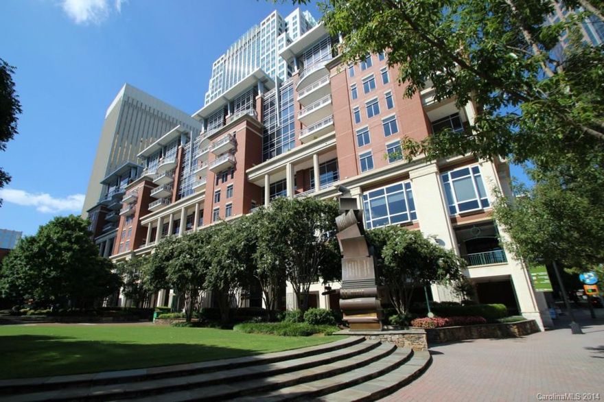 Welcome to The Ratcliffe, the Benchmark for Uptown Living in Charlotte.  This penthouse unit boasts amazing views, open gourmet kitchen, luxury bath, main floor owner's suite, butler's pantry, wet bar, main level owner's suite, Jacuzzi Tub & Steam Shower, patio, custom automated blinds, rooftop terrace with irrigation and gas line, and 2 premier parking spaces on P1.  All of this within walking distance to all that Uptown has to offer either walking outside or via the Overstreet Mall!