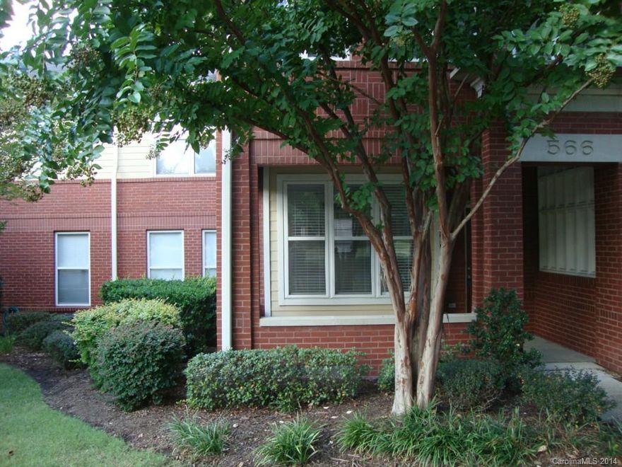 Beautifully updated townhouse in First Ward!  New Stainless steel appliances including gas range for the chef.  New countertops and tiled back splash.  Bright and airy, freshly painted interior.  Hardwoods in living areas.  Gas log fireplace.  New carpet on stairs.  New wood flooring upstairs.  Beautiful city views from the master bedroom.  Generous secondary bedroom.  Small townhouse community on tree lined street 9th St.  Walk to sporting events, restaurants and more. No pets.