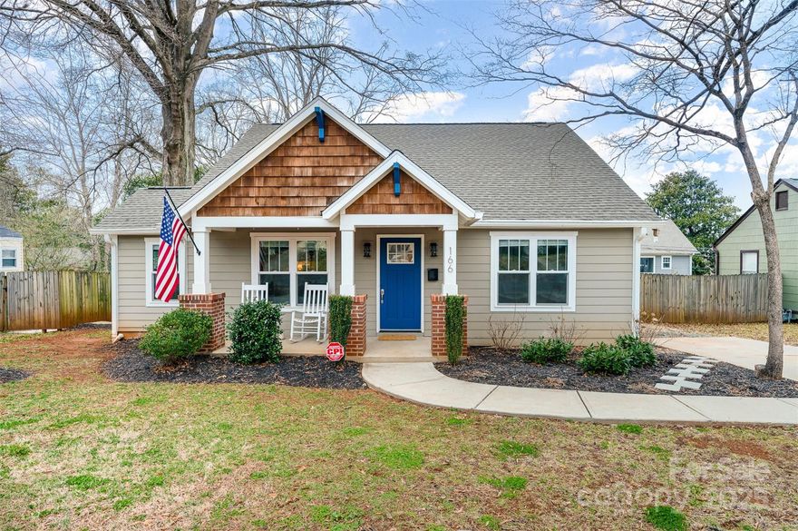 This stunning ranch home situated in the desirable Smallwood Subdivision minutes from Uptown & walkable to future Savona Mill Development and Stewart Creek Greenway that connects to Wesley Heights & Uptown. When you arrive you're welcomed by a manicured yard, landscaping & covered front porch. Upon entrance you're greeted by vaulted ceilings, hardwood floors, remodeled kitchen and an open floor plan. The Primary bedroom is spacious, the primary bath has dual vanities, tile floors & walk in glass shower. The backyard is a treat on its own! A fully fenced backyard with a deck, shed & fire pit perfect for entertaining & privacy!