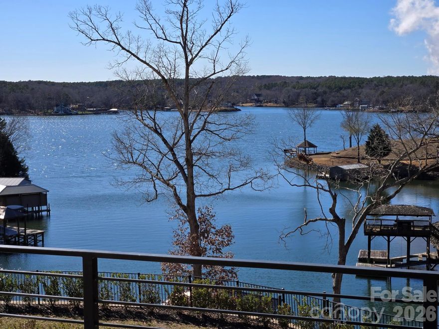 This is an absolutely stunning 6000 sq. ft. new construction home offering everything you would want when in a waterfront oasis. With a premiere location on the Charlotte city side of Lake Wylie this home offers captivating views throughout with beamed and soaring cathedral ceilings and palladium windows to take one's breath away. A fabulous gourmet kitchen has a 60" refrigerator/freezer, 48" Pro series range, gorgeous quartz tops complimented by a fully equipped second chef's prep kitchen for special gatherings and parties. A finished basement offers a 5th bedroom/bathroom, plus a full pool bath, huge rec. room, wet bar and large patio doors opening to a 40 ft. pool and spa set off by the marble patio. Large terraced main level lawns lead to a natural gently slopped stone walkway  to the waterfront and boat dock. The nearby Palisades Country Club offers Golf and Tennis memberships for additional recreational activities and access to the city amenities is a breeze.