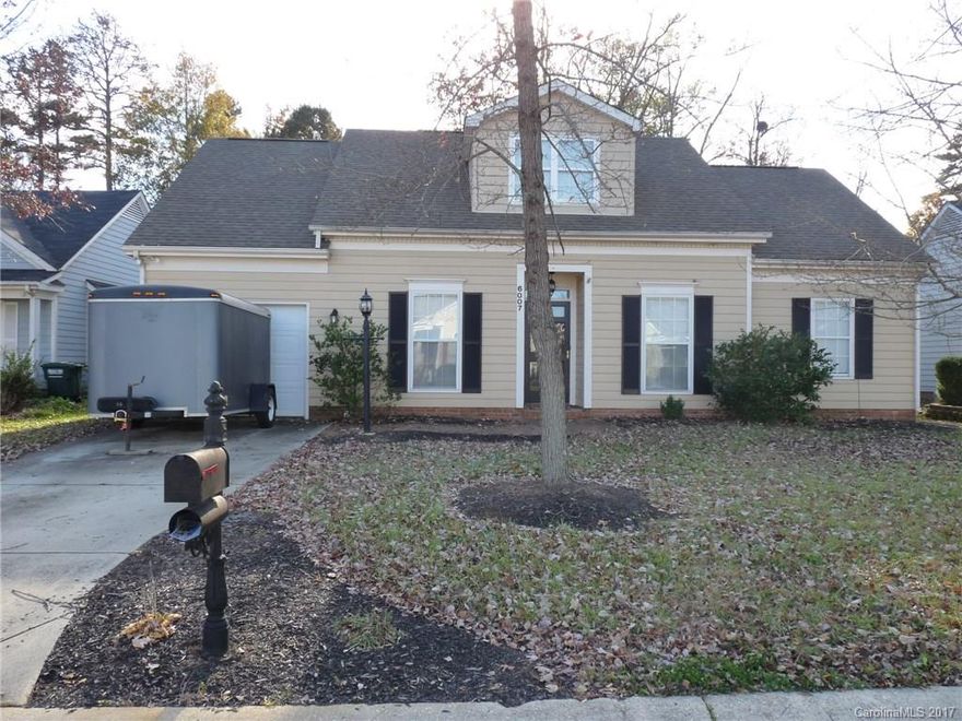 Lovely ranch in sought after Lake Park.  Split floorplan.  Beautiful hardwood floors.  Great room has beautiful wood burning brick fireplace.  Formal dining room.  Large, level fenced yard.  Cul de sac. Won't last long.  Call today!