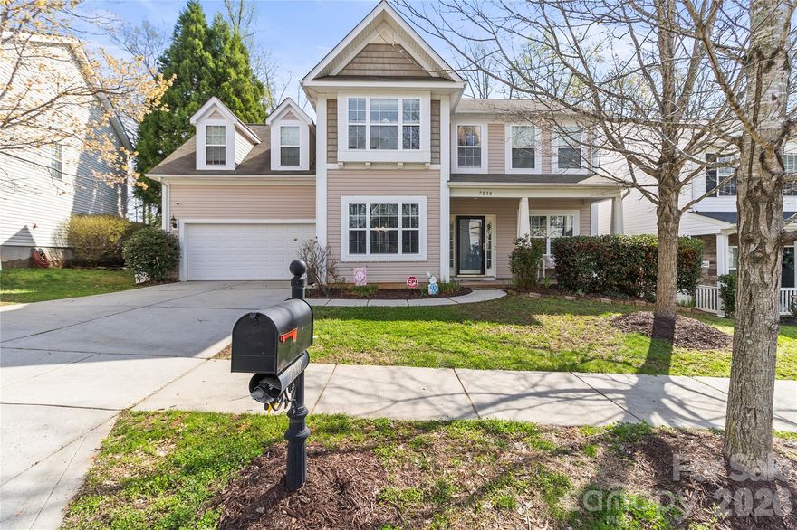 Welcome to this beautifully maintained home in the highly desirable Carrington Ridge community of Huntersville. Your new home is perfectly positioned just minutes from Lake Norman and local shopping. And you're only a 30 minute drive to Uptown Charlotte and Charlotte Douglas International Airport.

From the moment you walk through the front door into the large welcoming foyer, you’ll know this is the one. The main level features updated paint and flooring and plenty of space to spread out. Enjoy your privacy in your home office, or gather and relax in the large great room centered around a cozy gas log fireplace.

The kitchen checks every box with granite countertops, stainless steel appliances, maple cabinets, tile backsplash, and a functional island that brings it all together.

Upstairs, retreat to a generous primary suite with vaulted ceilings, a spa-like ensuite bath featuring dual vessel sinks with granite countertops, and an oversized walk-in closet complete with built-in organizers. Two additional bedrooms and a massive bonus room provide the flexibility you need for a home office, playroom, or media space.

Outside enjoy your private, fully fenced backyard that backs up to a wooded area. Offering both privacy and a peaceful setting. The screened-in porch is the perfect spot to unwind year-round.

Additional highlights include a brand new roof (05/26), 2-car garage, dedicated laundry room, and thoughtful updates throughout.

This home truly has it all - space, style, and location. Priced to sell, don’t miss your chance to make it yours!