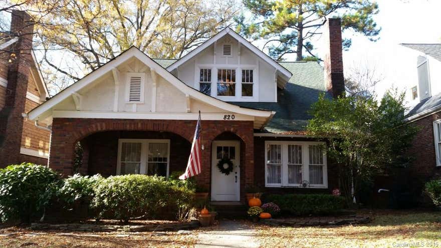Charming brick bungalow in a great Dilworth location; walk to the light rail, Dowd YMCA or Uptown. Updated kitchen.