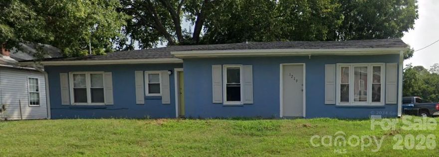 Great Investment in best and quite part of town close to everything !!!! 
Great opportunity to buy this 1 story duplex with .50 AC and a Cashflow positive on day 1. 
Unit 1219 has 3Br, 1 BA, new paint, new lighting, leased in January(6 month lease but tenant want to continue to stay). Great natural light in family room, kitchen comes with range and refrigerator. 
Unit 1217 has 2 BR, 1 BA. Tenant has been there for close to 2 years and will continue to stay. Close to Livingstone College and all day to day need. 
Newer Roof(Less than 5 years), New Appliances, New HVAC
Professional property management is in place and can continue if new owner wants.
Seller is an owner of property. Pictures are not more than 1 year old when property were rented. 
Tenants are working odd hours and so hard to arrange showing, Viewing only after acceptable offer.