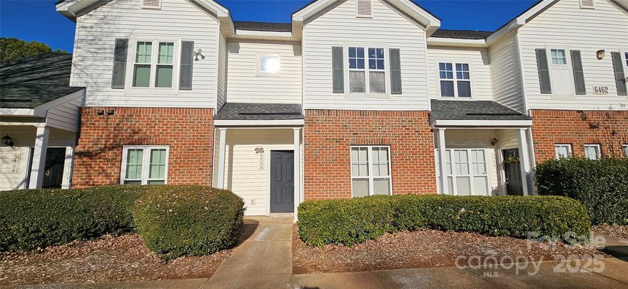 Great size townhome with two primary bedrooms, each adjoined to a full bathroom. Good size walk-in closet in primary bedroom #1. Open floor plan with breakfast bar, dining and living areas. Hardwood floors throughout main level. Fenced in private back patio with storage. Community pool to entertain with family and friends. Two assigned parking spaces. Located to stores, shops, restaurants, and easy access to major roads.
