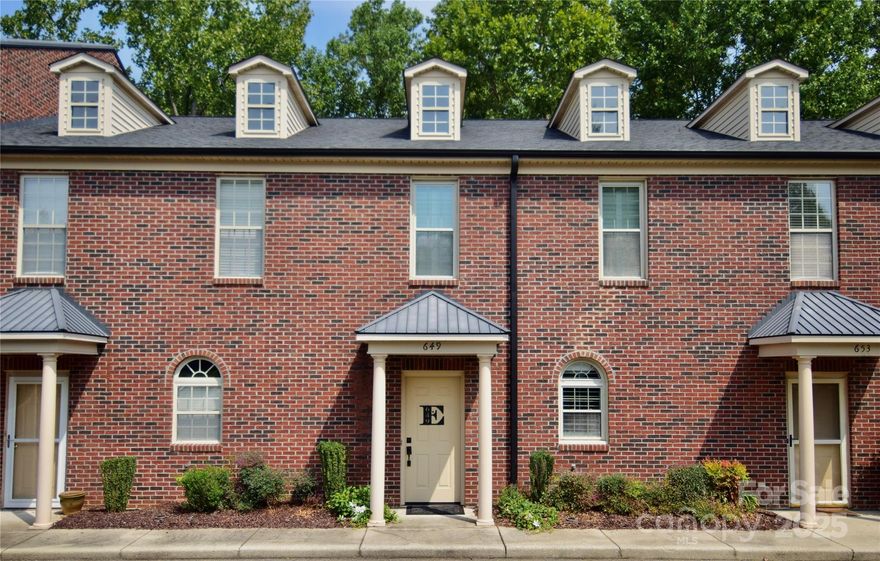 Discover comfort and convenience in this well-appointed 2-bedroom, 2.5-bath condo located in the sought-after Oakleaf Commons community. Ideally situated just minutes from downtown Concord, with easy access to local dining, shopping, and 8 minutes from I-85.

The main level features a spacious living area with a cozy fireplace, opening to a private back deck—perfect for relaxing or entertaining. A highlight of the dining area is the addition of custom built-in cabinets, offering extra storage and a stylish touch that sets this home apart. The kitchen is both functional and inviting, with plenty of counter and cabinet space.

Upstairs, you'll find two generously sized bedrooms, each with its own private en-suite bath. The primary bedroom features double closets, providing ample storage. A convenient half-bath is located on the main floor for guests.

Enjoy community amenities including a clubhouse and outdoor pool, all in a welcoming, well-kept neighborhood setting.