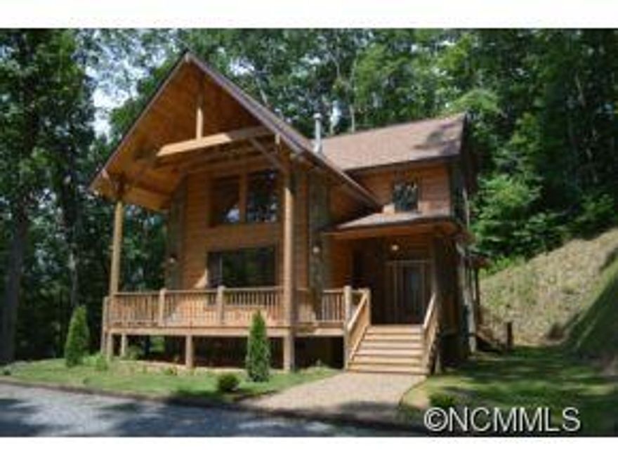 NEW construction is hard to find. Dramatic plan.. mountain VIEWS.. city water, sewer, paved road & driveway... lots of glass and high architectural ceilings - Top quality. Lots of WOOD interior trim.. tile baths.. soaring 2-story Fireplace, Vaulted wood ceilings, Stone counters. Many decks & porches. Metal roof accents. Board and Batten siding and low maintenance vinyl. Addt'l Land included #5(or #7). 2 Car garage optional. Make a deal