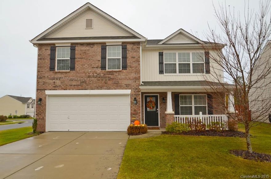 Absolutely Immaculate! Beautifully Upgraded! You will Love this House!  Fab floorplan w/guest rm & full bath on main flr.  Lrg Great Rm w/gas log Fireplace opens to Kit & breakfast nook.  Stunning ceramic tile in foyer, dining rm & Kit.  Beautiful distressed wood tile in great rm. 2nd floor w/lrg Master Suite w/Huge walk-in closet. All 2ndary BR's are lrg w/good size closets. Lrg 4th BR could be bonus rm.  Perfect Flat Pvt Fenced Yard w/Stunning Custom Covered Porch and patio. Swing set conveys!