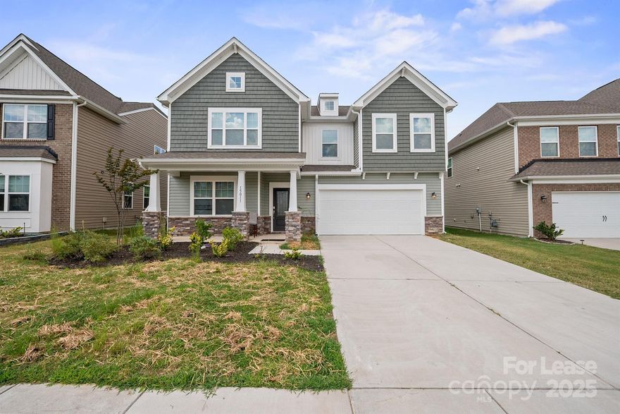 Newly renovated/ built Lennar home is in the final phase of Chateau. No Carpet !!!. The Edgecomb plan features a home office, formal dining area. Open plan for kitchen, breakfast and living areas. Amazing kitchen with gourmet kitchen options and stainless steel appliances The main level also includes a guest bedroom for friends or elder relatives, and a full bath. The second level includes the primary bedroom and bathroom, a massive loft area, three secondary bedrooms, a hall bath, and a conveniently located laundry room. House will include new refrigerator, washer and dryer, and 2" window blinds. Available Now