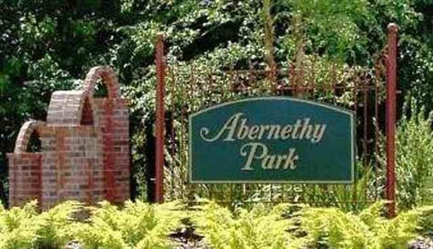 BEAUTIFUL LEVEL BUILDING LOT. Dense wooded lot, corner lot at subdivision entrance. Has 164' on PittsTown Rd + 118' adjoining the small common area for signage.  There is a 20' Utility Easement that runs the length of the lot on PittsTown.  Common Walking Trail in the Subdivision. CITY OF HICKORY WATER AVAILABLE. VISIT WEBSITE AT www.abernethypark.com