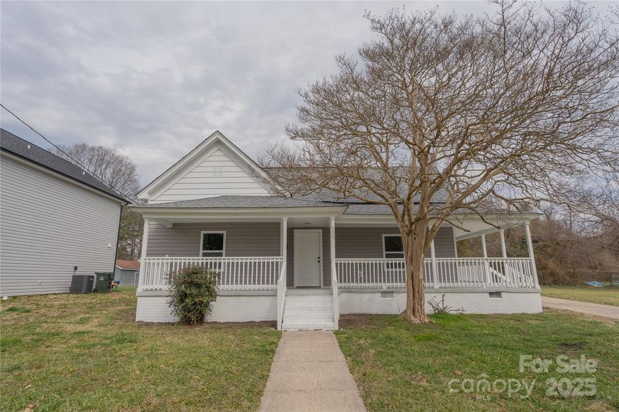 UPDATE: THIS HOME QUALIFIES FOR 100% FINANCING AND A $5,000 GRANT FOR CLOSING COSTS. Charming freshly renovated ranch home in Spencer, NC! This 4-bed, 2-bath gem features modern upgrades while maintaining its classic charm. Enjoy a bright, open-concept living space with new flooring, fixtures, and fresh paint throughout. The stylish kitchen boasts new appliances, countertops, and cabinetry. Both bathrooms are beautifully updated for comfort and convenience. A spacious backyard offers endless possibilities for outdoor enjoyment. Conveniently located near parks, dining, and major highways. Move-in ready—don’t miss this stunning home!