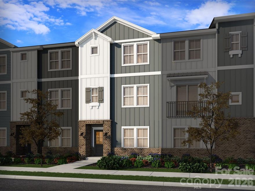 Brand new, energy-efficient home available by Mar 2026! The Pembrooke's first-level bedroom makes a great office or guest suite. A balcony on the main level extends living space outside. The third-floor primary suite boasts dual sinks and a large walk-in closet. New three-story townhomes in Fort Mill, SC bring lower-maintenance and energy-efficient features to the area. With our move-in ready homes, you will find a washer, dryer, fridge and whole-home blinds, guaranteed to close in 60 days or less. (You'll be reimbursed up to $5,000 in expenses related to delays we cause.) Relax in your private primary suite and enjoy the back balcony, all with easy access to Baxter Village and Uptown Charlotte.  Each of our homes is built with innovative, energy-efficient features designed to help you enjoy more savings, better health, real comfort and peace of mind.
