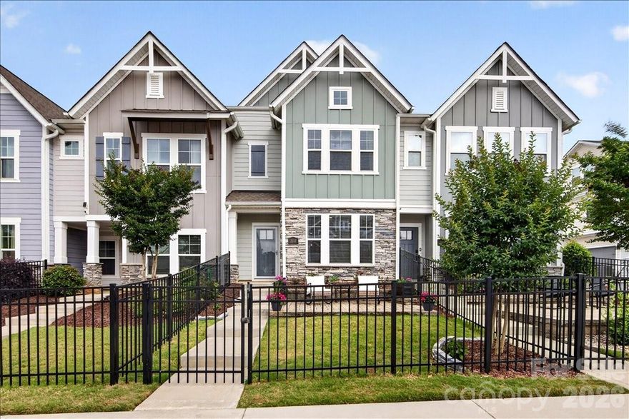 Beautiful, like-new townhome in sought after Villa Heights! This home has an open concept floor plan with a bright white main floor kitchen, perfect for entertaining. Upstairs offers three spacious bedrooms, including a generous primary suite with ample closet space. Enjoy the out door living with the fenced front yard and patio, ideal for pets and hosting guests. The two car garage is an added bonus! Villa Heights offers the perfect location between Plaza Midwood and NoDa, with all the great restaurants, close by.