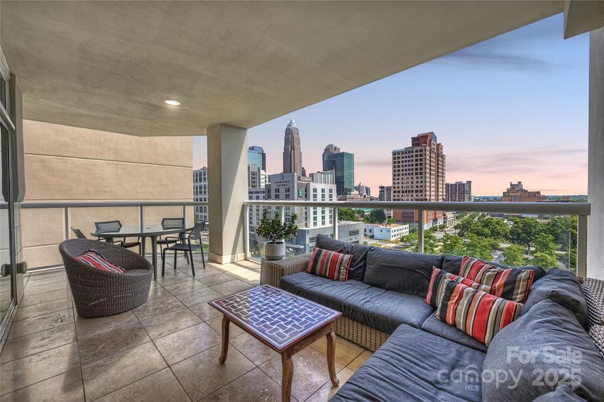 It's been 3 years since the last one-level unit was offered. Experience elevated living in The Madison, a coveted Uptown boutique residence with just 26 condos. This one-level 10th-floor corner unit stuns with panoramic skyline views and rare dual covered terraces. Luxurious marble floors set the tone, guiding you into a chef’s kitchen with granite-topped workspaces, Monogram professional appliances (w/gas range), and an oversized conversation island. The open-plan is anchored by a 3-sided gas fireplace and built-ins which define a dedicated dining area. The oversized primary suite offers terrace access, a work-from-home nook, spa-like bath w/ soaking tub, glass shower, and a show-stopping walk-in closet. A generous second bedroom also connects to the terrace. Enjoy two secure parking spaces, guest parking, private fitness studio, and concierge. A lifestyle that blends elegance, ease, and exclusivity. Rarely does a residence offer this level of design, comfort, and location.