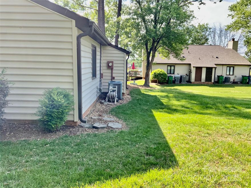 $500.00 off first month's rent with lease by July 1st. Best kept secret in town!  Carmel Chase features mature trees, 1 story living, with a large deck, gas grill, deck furniture included.  Inside is a split bedroom plan, with open Great room to dining and well appointed kitchen with Stainless appliances, granite counter tops. Washer/Dryer are in the unit, water is included in rent.
 Carmel Commons is just a short walk, in this jewel you will find peaceful quite enjoyment.  1 small animal will be consider under 20 lbs.