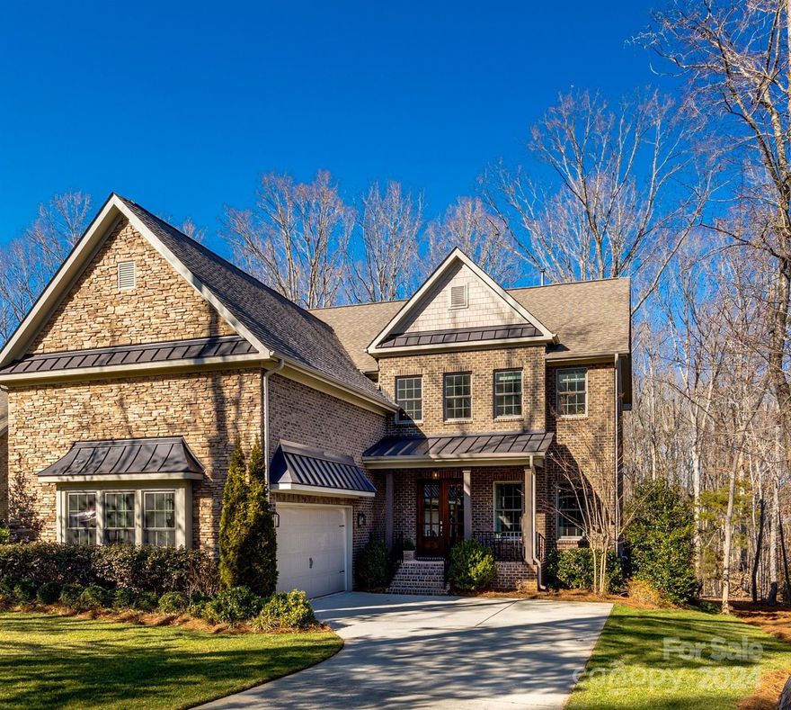 Nestled in a charming & secluded neighborhood, this exquisite home backs to forever woods & walking trails & offers a serene escape w/picturesque views. Inside, an abundance of natural light streams through large windows to the spacious living areas. The open floor plan seamlessly connects LR, DR & gourmet kitchen, creating the perfect space for both relaxation & entertaining. The primary suite is a true retreat w/a luxurious en-suite bath, overlooking the lush greenery of the surrounding woods. An inviting office w/ French doors & more delightful views, add'l BRs & loft offer ample room for family & guests. The DR leads outside through 9' French Doors to enjoy peaceful sounds of nature or extend gatherings amidst the tranquil setting. This hidden gem neighborhood offers custom homes & a unique opportunity to live in harmony w/nature while still being conveniently located 5 minutes from parks, restaurants & shopping. Don't miss the chance to make this idyllic retreat your new home.