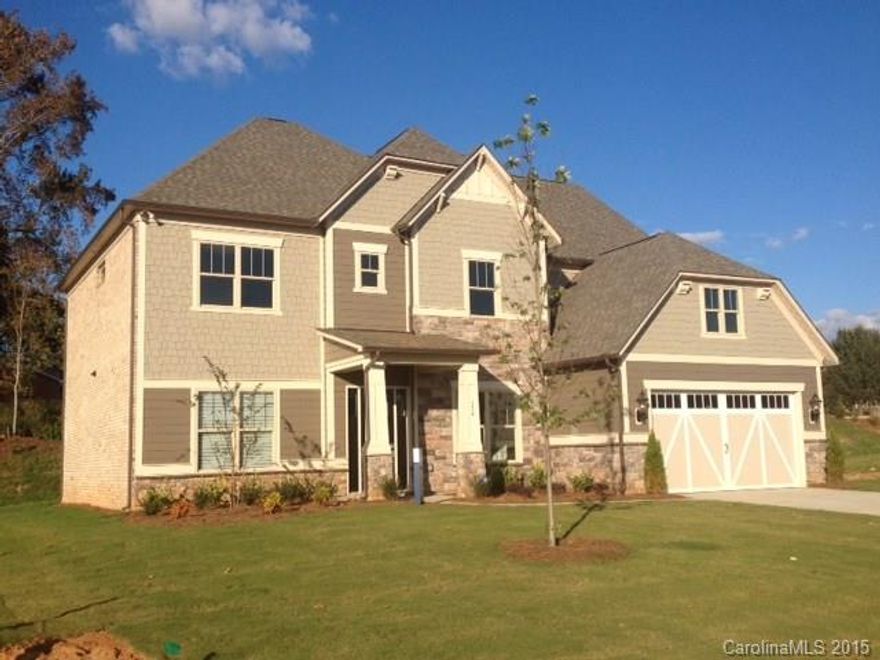 Beautiful 3-story MODEL HOME for sale in intimate community approx. 2.5 miles from Ballantyne in Indian Land.  First floor includes guest suite with full bath.  Stunning kitchen has custom cabinets with dovetail construction, soft close drawers & doors, pullout shelves.  All stainless appliances include double ovens & gas cooktop.  Handscraped hickory floors thruout 1st floor.  3rd floor features 600+ sq. ft. loft w/ powder room - great for entertaining.  Low Lancaster county taxes.