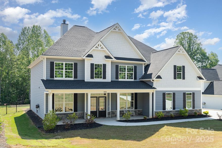 Back on the market due to no fault of the sellers-now is your chance at this fantastic property!

Stunning property at 6814 Forney Hill Rd in Creek Run! This 4BR, 4BA home offers 3,811 sq. ft. on 1.17 acres with no HOA. Highlights include a widened driveway, extended back patio, fenced yard, and a 12x20 shed with gravel path. Inside, enjoy soaring ceilings, an open floor plan, main-level office, and a chef’s kitchen with island, double ovens, cooktop, and pantry. The upper-level primary suite features a walk-in closet, garden tub, dual vanities, and tile shower. Perfect for entertaining or relaxing, modern design, and thoughtful upgrades throughout. Just minutes from Lake Norman, shopping, and several schools. Now listed at $725,000—Schedule a showing today!