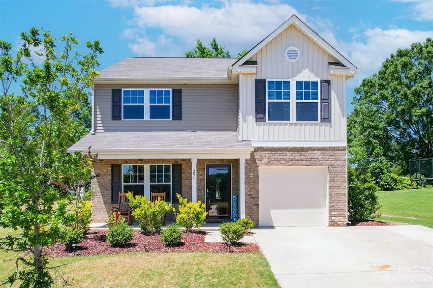 Mortgage is assumable at 3.990%! Take over the payments of $1242.07 (P&I) This amazing home built in 2019 has 5 bedrooms,3 full baths! Tucked in the back of the neighborhood, this home has no back yard neighbors, and a nice flat yard to enjoy the outdoors. The LVP flooring was just installed throughout the downstairs a month ago. Enjoy the nice, open floor plan with spacious kitchen, tons of counter space and cabinets, new backsplash,  and large open area for entertaining guests. Downstairs is one bedroom, plus a full bathroom. Upstairs you'll find 3 additional nice sized secondary bedrooms, and a nice sized secondary bathroom. The large laundry room is located upstairs for convenience. The primary bedroom is also upstairs. It's spacious with a nice sized bathroom, and walk in closet. The home also has a water filtration system, 1 car garage, plus 2 car driveway parking. Builder warranty transferrable. Great neighborhood in York to come home to! Don’t miss the 3D tour.