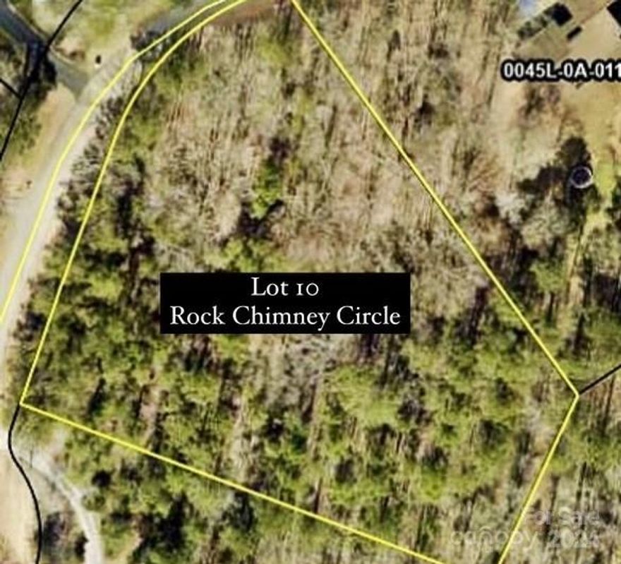 Beautiful 1.70 acre wooded lot on quiet, cul-de-sac street with gentle slope is perfect for basement home or crawl. Can build ranch (minimum heated sq. ft. 1700) or multi-story home (minimum heated sq. ft. 2100). Septic permit needed but permit to construct a wastewater system for a 3 bedroom home was granted in March, 2021 and is valid for 5 years. Proposed site location for the system is marked by a yellow ribbon. Per previous listing, a 4 bedroom home can be constructed with the addition of 120 linear feet added to drain field. Left/right front boundaries marked by pink ribbon. Lot is directly across from home at 2835 Rock Chimney Circle. Don't miss the chance to build on this beautiful lot.
